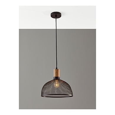 ADESSO Dale Rustic Industrial Large Pendant Light