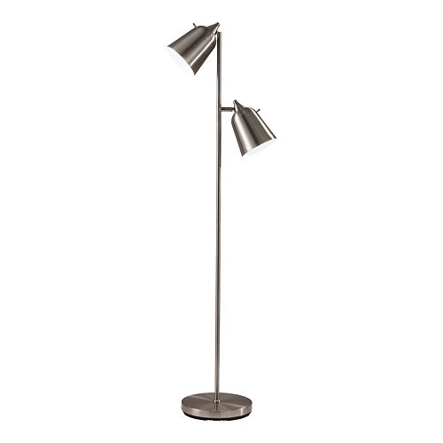 Adesso Malcolm 2 Light Floor Lamp