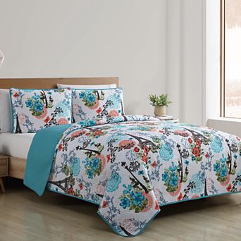 VCNY Home Eiffel Pinsonic Quilt Set