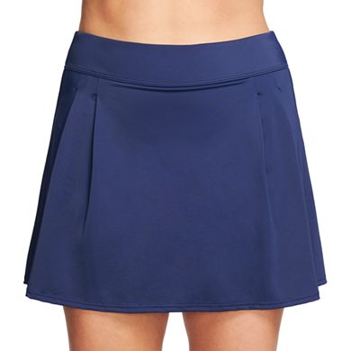 Plus Size Mazu Swim Plus-Size Pleated Skirt