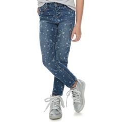 Girls 4-12 SONOMA Goods for Life™ Unicorn Skinny Jeans