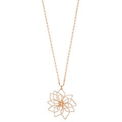 LC Lauren Conrad Openwork Flower Pendant Necklace