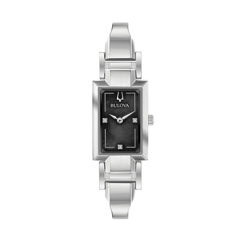 Bulova Women's 18mm Diamond Accent Half-Bangle Watch - 96P209