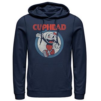 Men's Cuphead Firsties Navy Pullover Hoodie