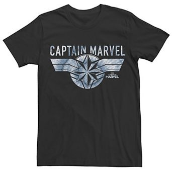 Men's Captain Marvel Tie-Dyed Tee
