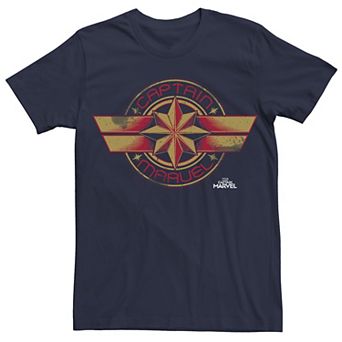 Men's Captain Marvel Badge Tee