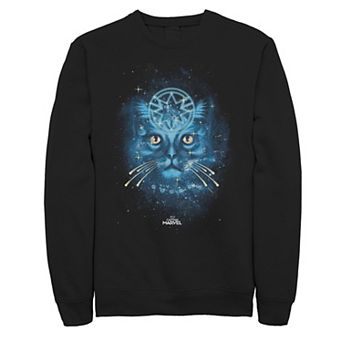 Men's Captain Marvel Spirit Cat Sweatshirt