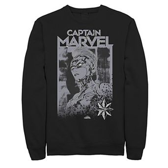 Men's Captain Marvel Stamp Sweatshirt