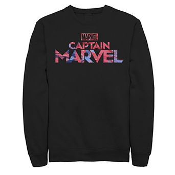 Men's Captain Marvel Tie Dyed Sweatshirt