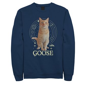 Men's Captain Marvel Goose Kitty Sweatshirt