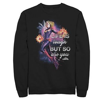 Men's Captain Marvel You Are Tough Sweatshirt