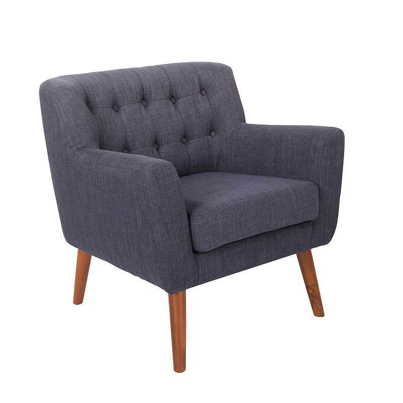 19633246 OSP Home Furnishings Mill Lane Accent Chair, Blue sku 19633246