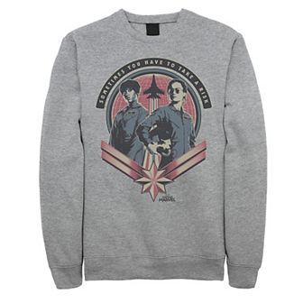 Men's Captain Marvel Fly Girls Sweatshirt