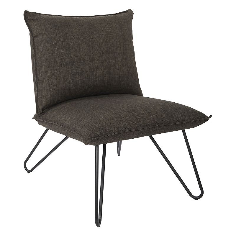 42945446 OSP Home Furnishings Riverdale Accent Chair, Black sku 42945446