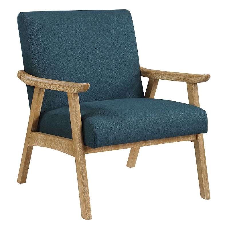 18514896 OSP Home Furnishings Weldon Accent Chair, Blue sku 18514896
