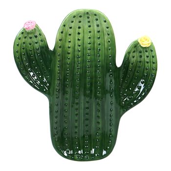 Certified International Mixed Greens Cactus Verde Chip 'n Dip Tray