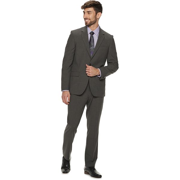 NEW Men's Apt. 9 Dress Pants Premier Flex Stretch Slim Fit from Kohls Grey