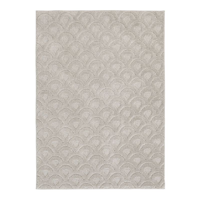 The Big One Solid Shag Rug, Grey, 10X15 Ft