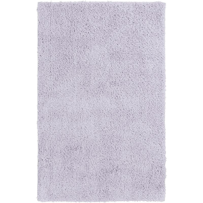 The Big One Solid Shag Rug, Purple, 10X15 Ft