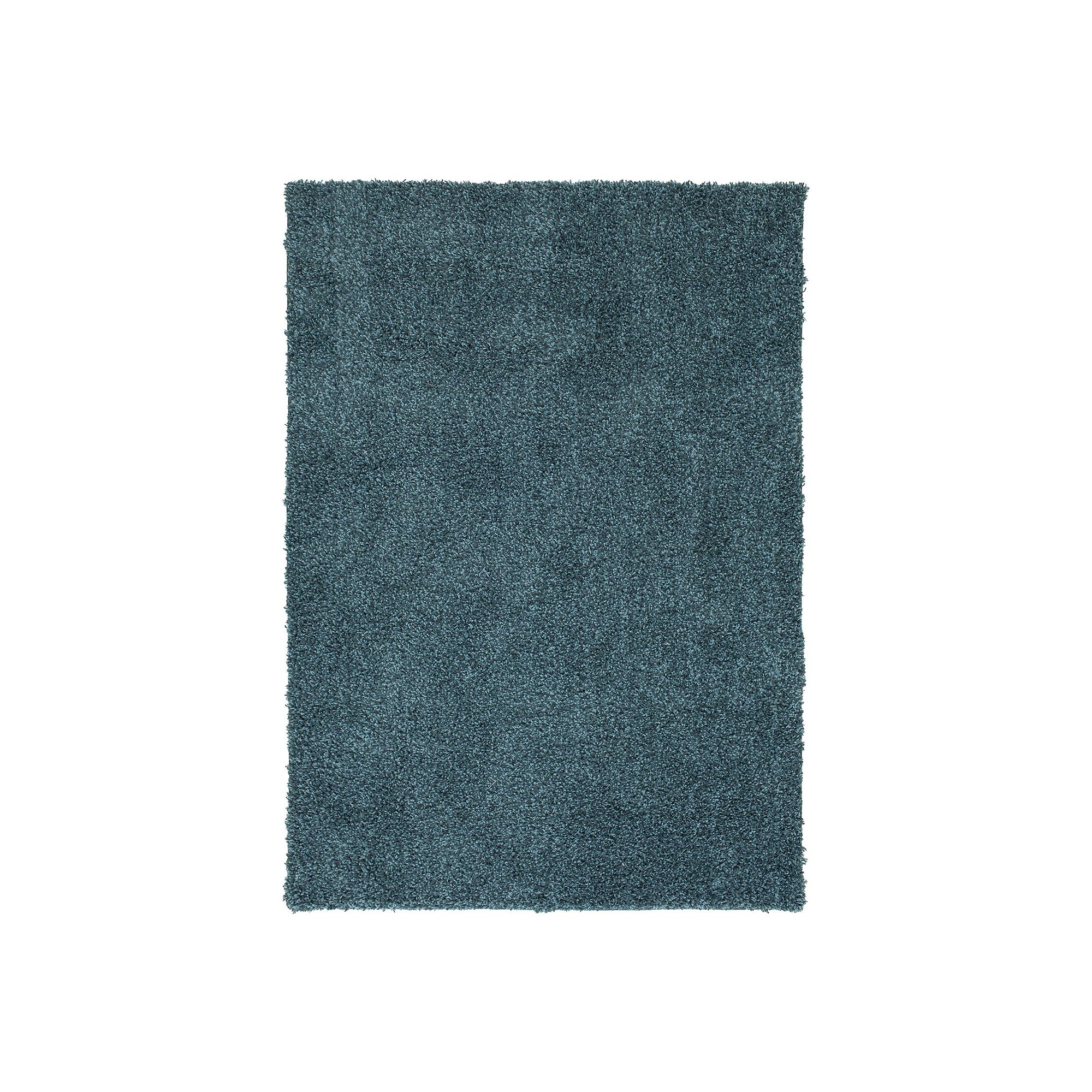 The Big One® Solid Shag Rug, Blue Mingled
