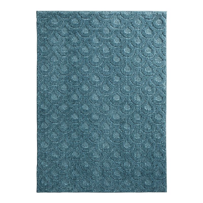 The Big One Solid Shag Rug, Blue, 10X15 Ft