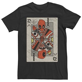 Men's Deadpool Playing Card Tee