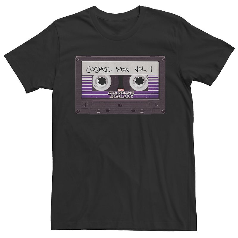 UPC 191231358869 product image for Men's Guardians of the Galaxy Cassette Tape Tee, Size: XL, Black | upcitemdb.com