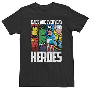 Men's Avengers "Dads Are Everyday Heroes" Tee