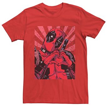 Men's Deadpool Heart Tee