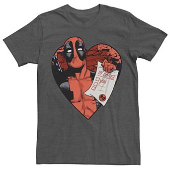Men's Deadpool Heart Tee
