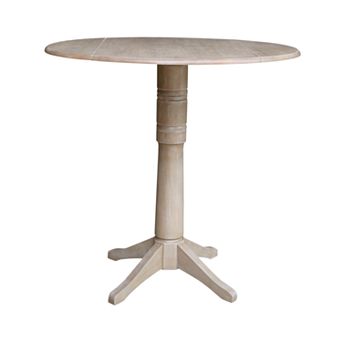 International Concepts Alexandra Drop Leaf Pedestal Table