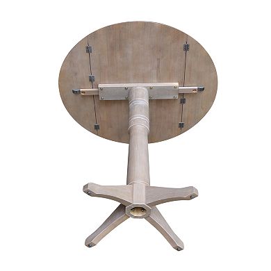 International Concepts Alexandra Drop Leaf Pedestal Table