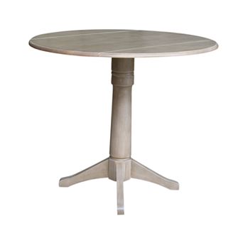 International Concepts Alexandra Drop Leaf Pedestal Table