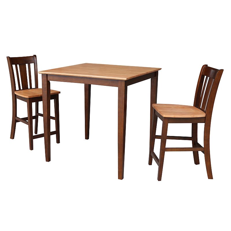 International Concepts Roland Counter Height Dining Table & Stools 3-pc. Di