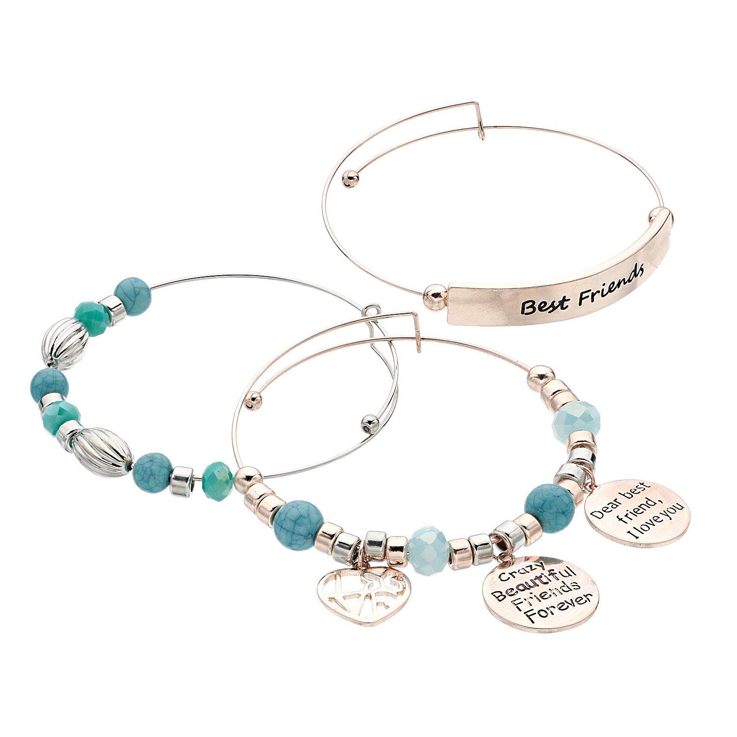 Alex And Ani Best Friends Set Of Charm Bangles 2025