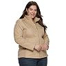 Plus Size Weathercast Multi Quilted Moto Jacket