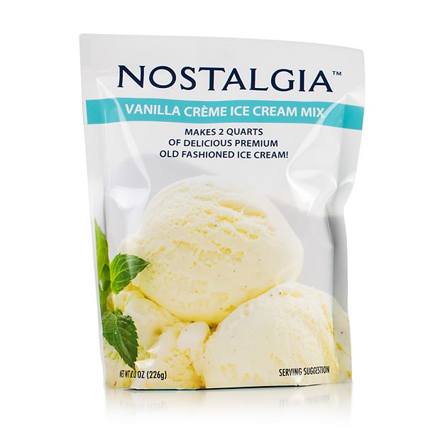 2-Quart Homemade Ice Cream Starter Mix (8-Pack) — Nostalgia Products