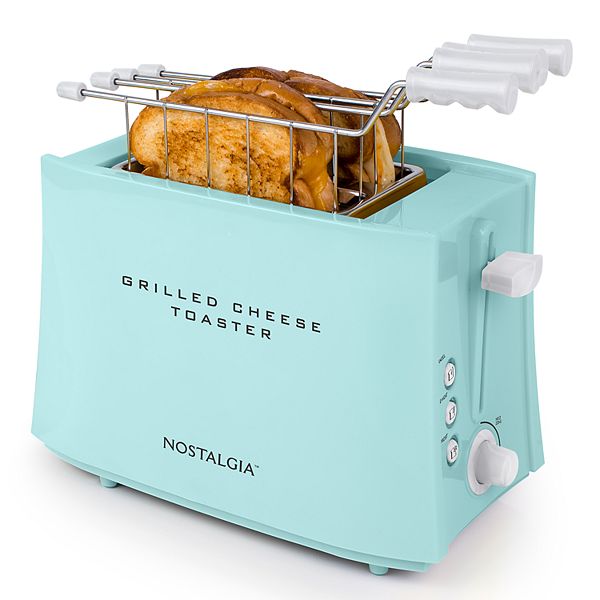 NOSTALGIA Grilled Cheese Maker Extra Large 2-Slot Toaster Sandwich