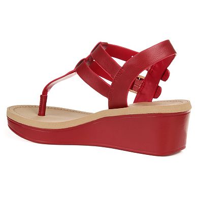 Journee Bianca Women's Wedge Sandals