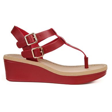 Journee Bianca Women's Wedge Sandals