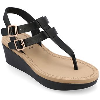 Journee Bianca Women's Wedge Sandals