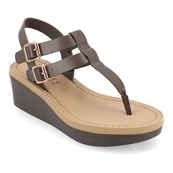 Journee Bianca Women's Wedge Sandals