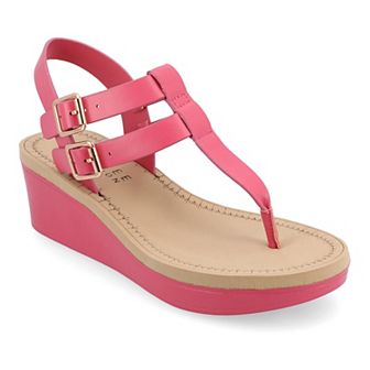 Journee Bianca Women's Wedge Sandals