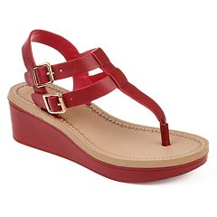 Womens Red Journee Collection Sandals Shoes Kohl s