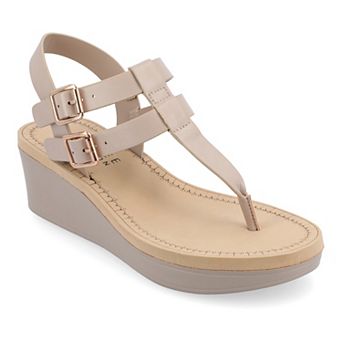Journee Bianca Women's Wedge Sandals