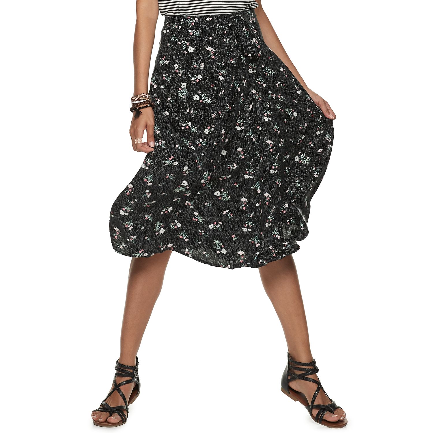 love fire pleated midi dress