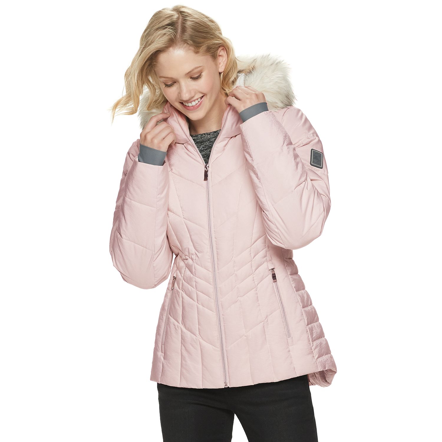 women's nike heavyweight puffer jacket pink