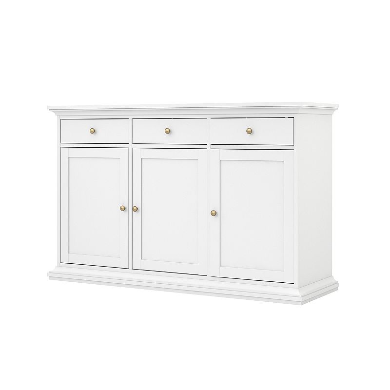 27672818 Tvilum Sideboard with 3 Doors and 3 Drawers, White sku 27672818