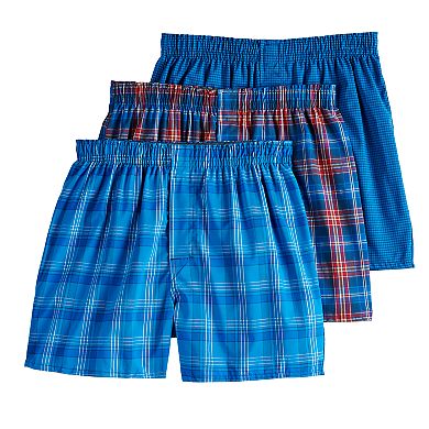 Men's Hanes Ultimate 3-pack Stretch Woven Boxers