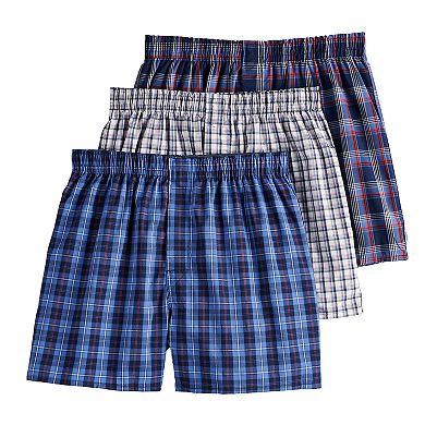 Men's Hanes Ultimate 3-pack Stretch Woven Boxers